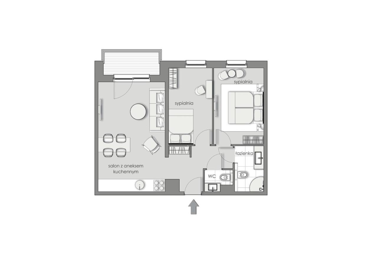 3ROOMS UNO 4 Apartment Gdańsk Exterior foto